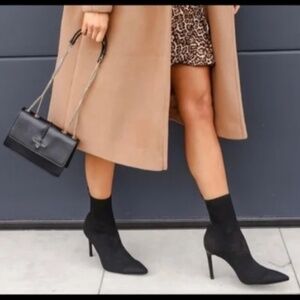 NEW IN BOX Charles David Prue Knit Sock Boots Size 9.5